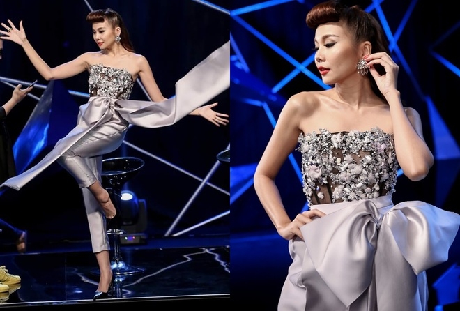 Thanh Hằng đầu tư váy áo thế nào trên 'ghế nóng' Next Top