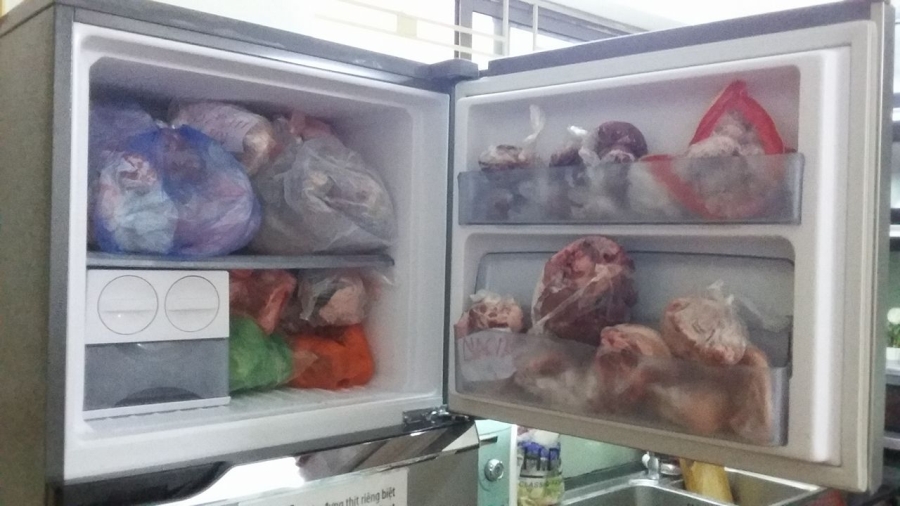 bão số ba, chung cư, công sở, dân công sở, tích trữ đồ ăn