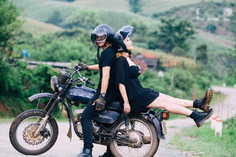 Đam mê những cung đường dài, muốn được thử thách bản thân qua những cuộc hành trình khó đã gắn liền với đời sống của hai bạn.
