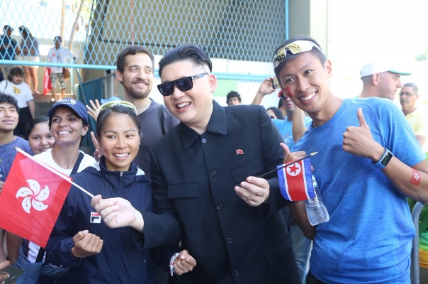 Co dong vien giong Kim Jong Un duoc chu y o Brazil hinh anh 11