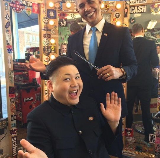 Co dong vien giong Kim Jong Un duoc chu y o Brazil hinh anh 15