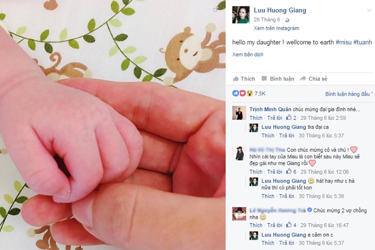 Luu Huong Giang khoe anh con gai thu 2 dang say ngu-Hinh-3