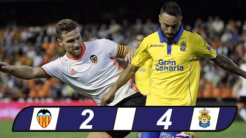 Valencia thua sốc Las Palmas ở trận ra quân tại La Liga