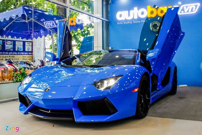 Sieu xe Lamborghini Aventador mau hiem ve Viet Nam hinh anh 12