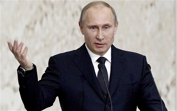 Tổng thống Nga Vladimir Putin (Ảnh: Telegraph)