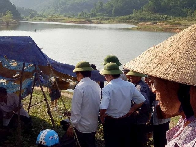Khu vực Đập Nội Tranh, nơi xảy ra vụ việc đau lòng khiến 3 nữ sinh thiệt mạng. 