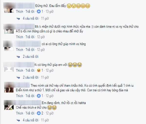 thử lòng người yêu