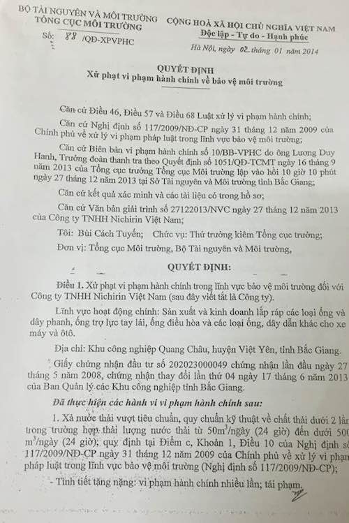Bắc Giang: Yêu cầu Trung tâm quan trắc báo cáo việc tạo bùa hộ mệnh cho doanh nghiệp - Ảnh 4.