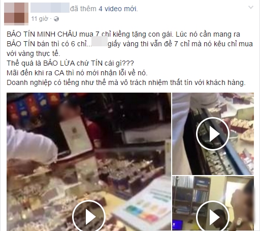 Bảo Tín Minh Châu nhận sai vụ bán kiềng vàng 7 chỉ nhưng giá trị thực có 6 chỉ - Ảnh 1.