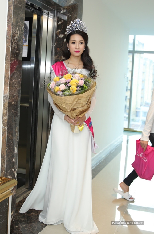 Đỗ Mỹ Linh là người Hà Nội, cao 171cm, nặng 52kg, số đo 3 vòng 87-61-94. Cô đang là sinh viên Đại học Ngoại thương, bạn cùng khóa với Hoa hậu Kỳ Duyên.
