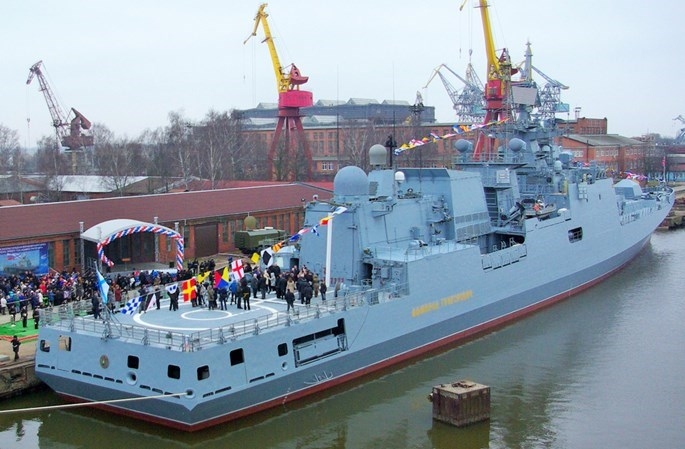 Tàu chiến Gepard Việt Nam vào kênh đào qua sông Don ra biển Azov - ảnh 3