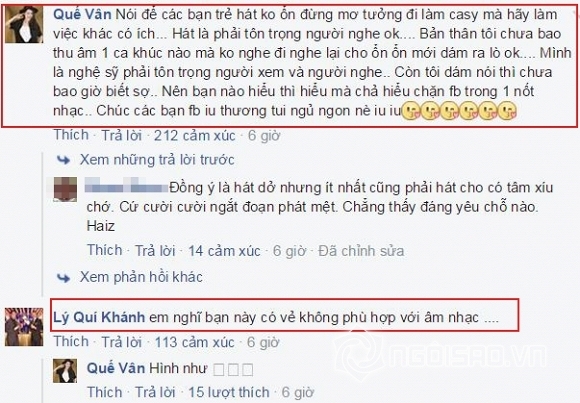 Quế Vân chê Hạ Vi hát dở 0