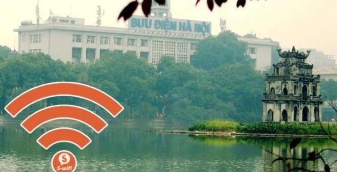 Làm sao để dùng wifi miễn phí ở phố đi bộ quanh hồ Hoàn Kiếm?