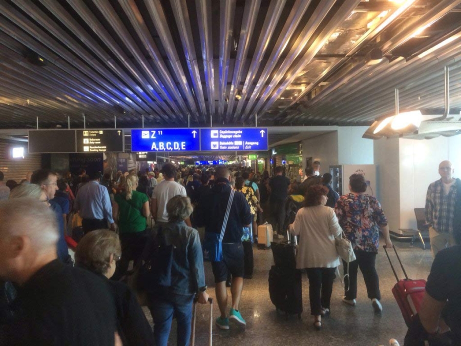 sân bay Đức, dọa đánh bom, sơ tán khẩn cấp, Frankfurt
