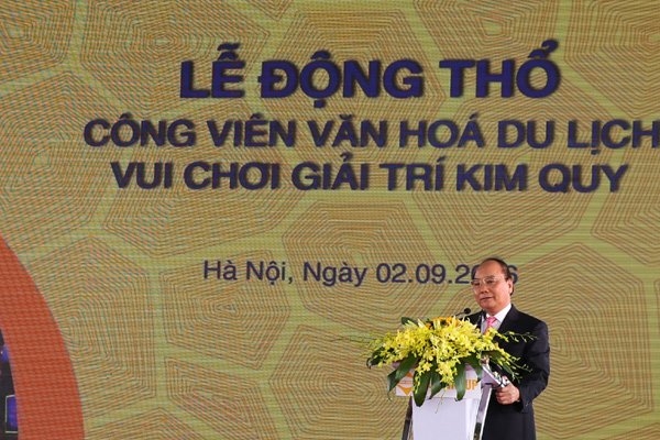 động thổ công viên 'Disneyland', công viên Kim Quy, hà Nội