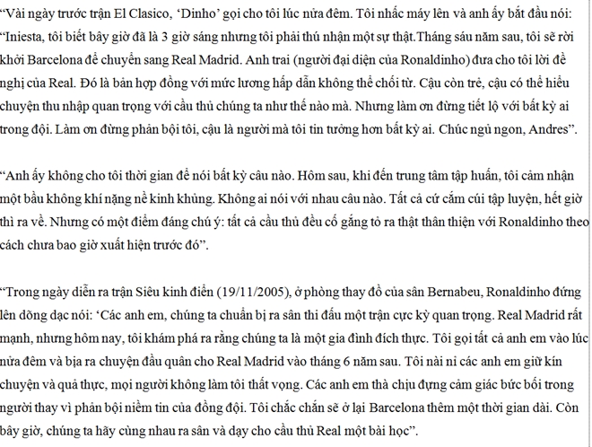Ronaldinho bia chuyen phan boi de thu long ca doi Barca hinh anh 1