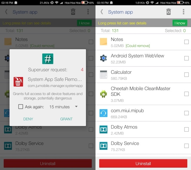 System app remover