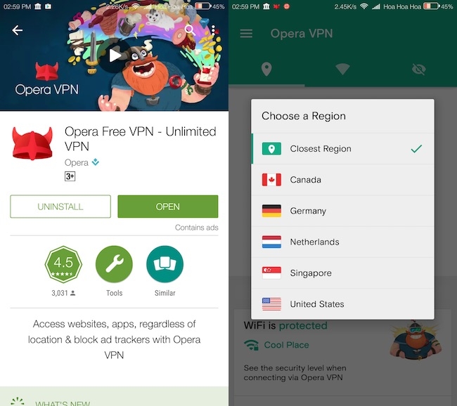 Opera VPN