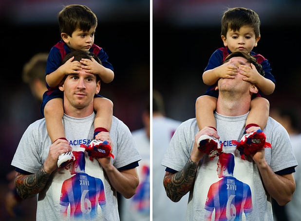Con trai cua Messi khong muon noi nghiep cha hinh anh 1