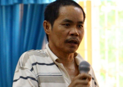 Phương tại phiên tòa hôm nay. Ảnh: Kh. Uyên