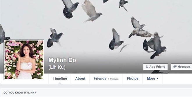 Hoa hau My Linh mo lai facebook nhung tat che do theo doi hinh anh 1