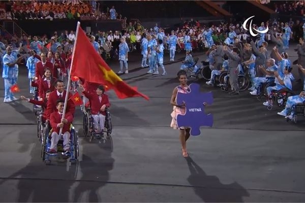 Lễ khai mạc Paralympic 2016, đoàn Việt Nam, Brazil
