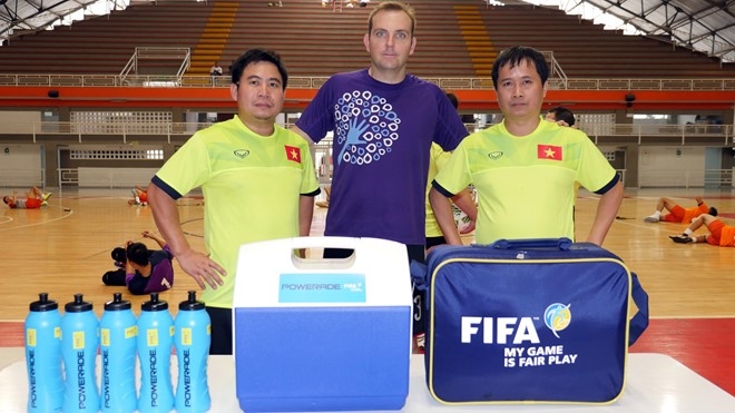 Tuyen futsal Viet Nam duoc an ngon tai Colombia hinh anh 6