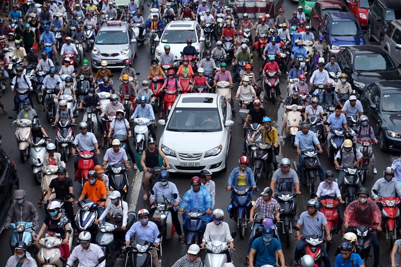 Giao thông hà nội, giao thông hỗn loạn, an toàn giao thông, tin giao thông, tắc đường