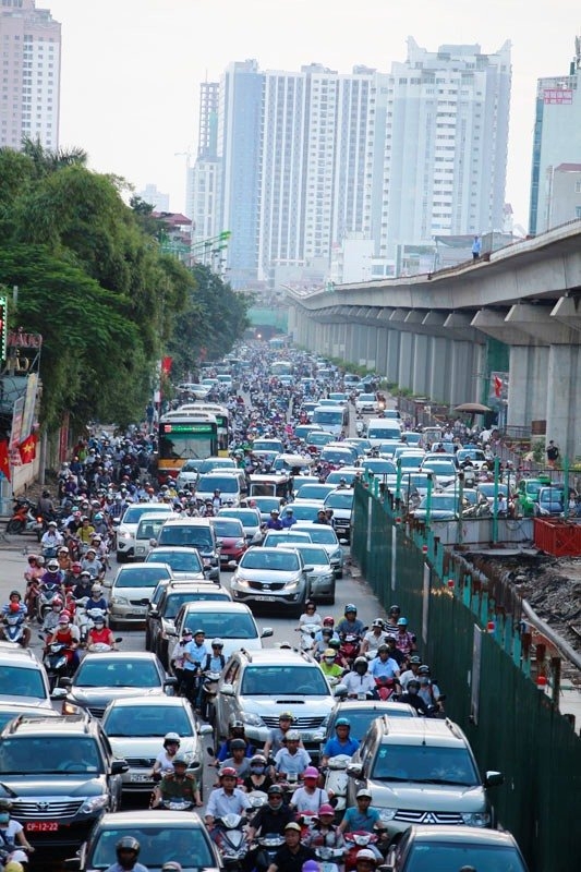 Giao thông hà nội, giao thông hỗn loạn, an toàn giao thông, tin giao thông, tắc đường