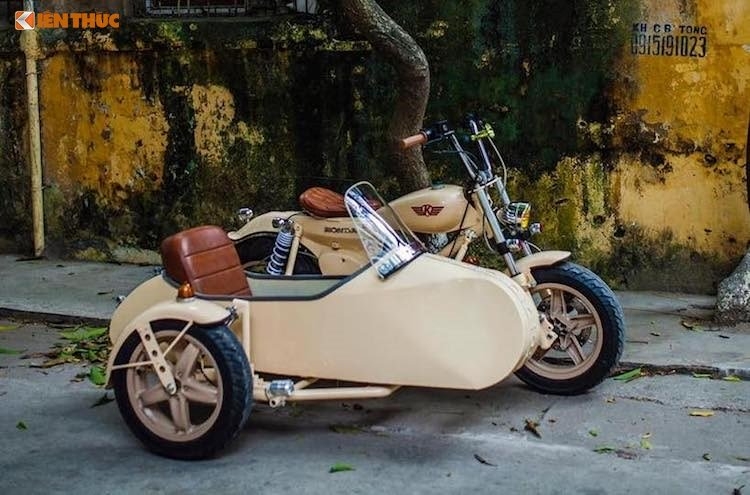Honda Super Cub, Honda Super Cub độ xít đờ ca, độ xe, xe sidecar 3 bánh