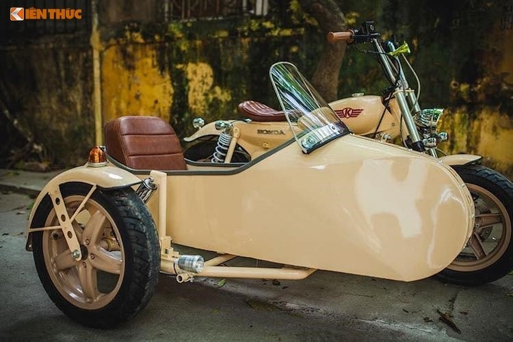 Honda Super Cub, Honda Super Cub độ xít đờ ca, độ xe, xe sidecar 3 bánh