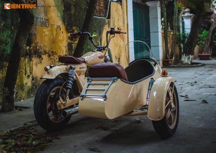 Honda Super Cub, Honda Super Cub độ xít đờ ca, độ xe, xe sidecar 3 bánh