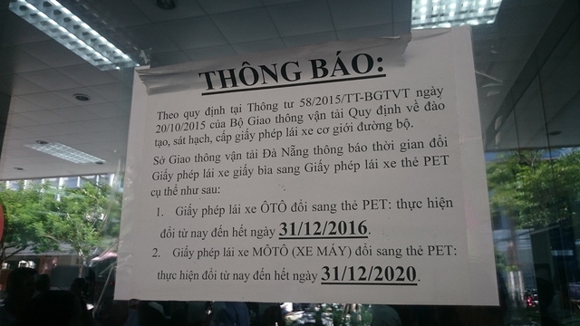 Mặc dù đã có thông có hạn cuối cùng là ngày 31/12/2020