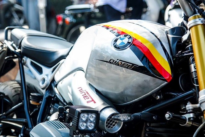 BMW R nineT son tem co Duc cua biker Sai Gon hinh anh 3