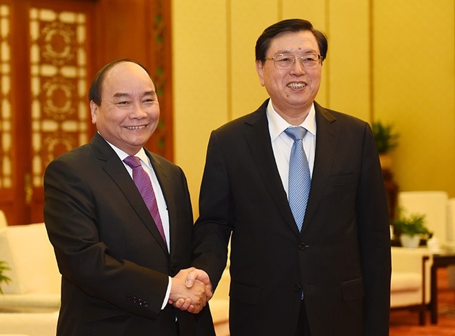 Thu tuong Nguyen Xuan Phuc hoi dam voi Thu tuong Trung Quoc hinh anh 2