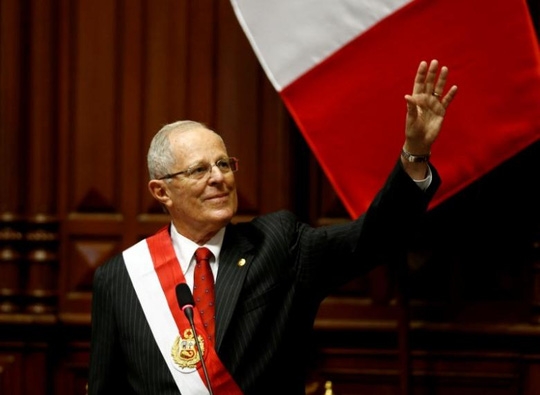  Tổng thống Peru Pablo Kuczynski. Ảnh: REUTERS 