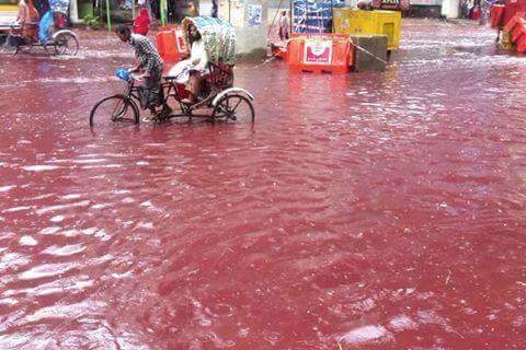 Đường phố nhuộm màu đỏ máu trong lễ hiến sinh của người Hồi giáo khiến ai cũng phải rùng mình - Ảnh 7.