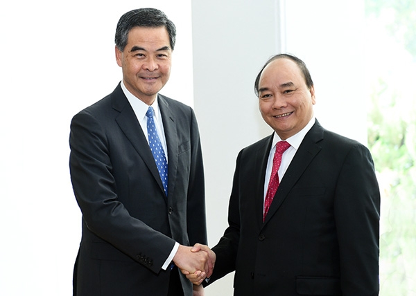 Thủ tướng nguyễn Xuân Phúc, Thủ tướng thăm Trung Quốc, Lương Chấn Anh