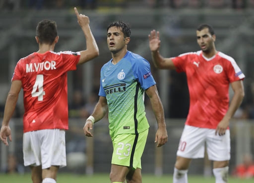 Inter thất bại khó tin trước tí hon Hapoel Beer Sheva trên sân nhà
