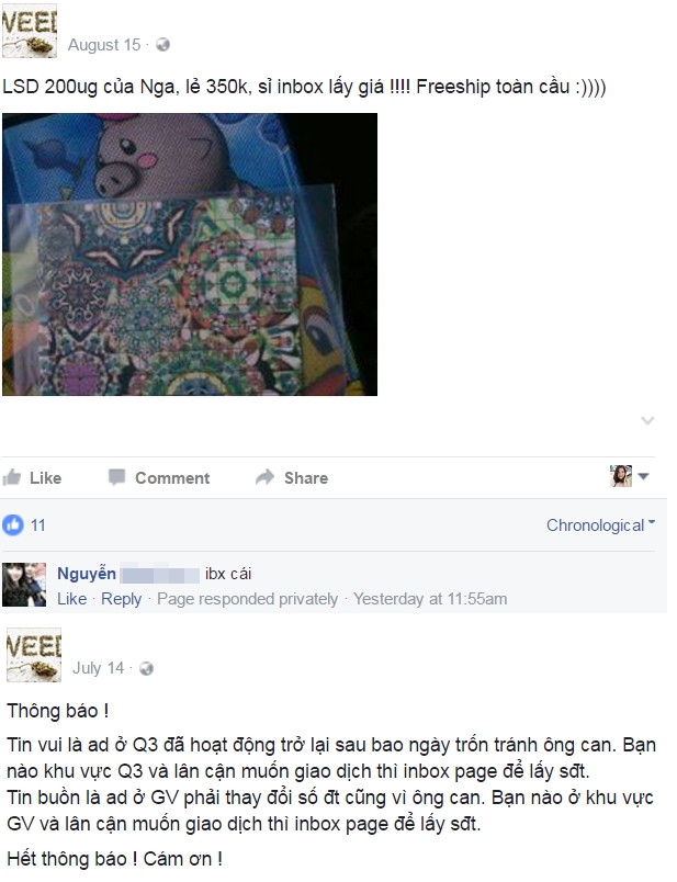 Rao ban tem giay cong khai tren dien dan cua gioi tre hinh anh 1