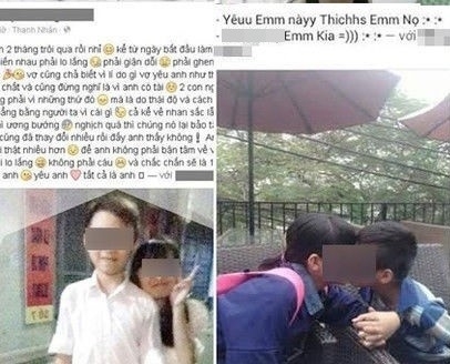 Giới trẻ ngày càng có xu hướng yêu sớm. Ảnh: Internet