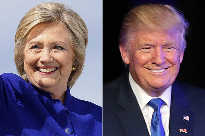 Bầu cử Mỹ: Hillary Clinton vượt lên dẫn trước Donald Trump