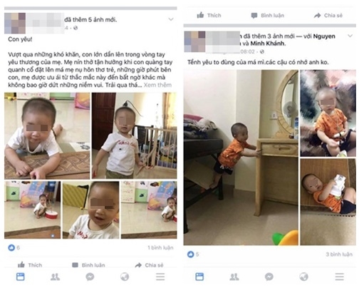 dang anh con len facebook, me viet ta hoa thay con bi nguoi la nhan vo - 2