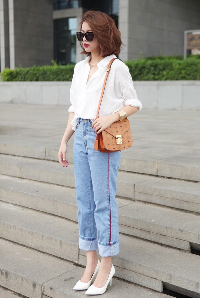 Hoang Thuy Linh xuong pho voi 7 set do mua thu hinh anh 8