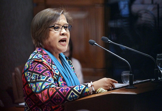 Thượng nghị sĩ Philippines Leila De Lima. Ảnh: philstar