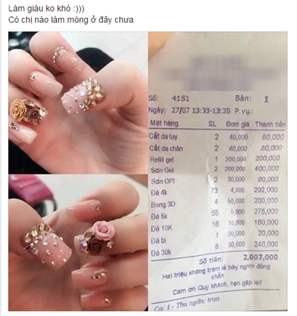 choáng với độ chịu chi làm nails của chị em