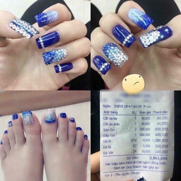 choáng với độ chịu chi làm nails của chị em