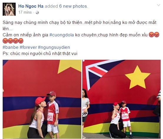 Ho Ngoc Ha khen ngoi Cuong Do La tren trang ca nhan hinh anh 1