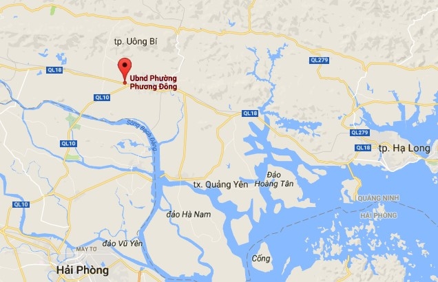 Oto huc vang nguoi dan ong bang qua quoc lo hinh anh 2