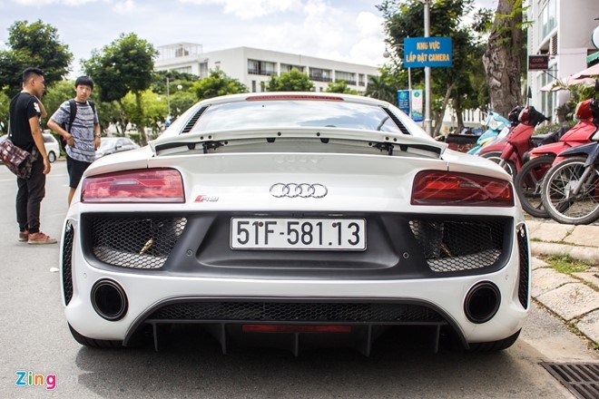 Audi R8 do po Akrapovic tai Sai Gon hinh anh 4
